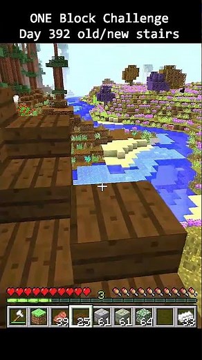 Day 392 Minecraft build challenge - ONE BLOCKS HOUSE BUILD in Minecraft 1.7