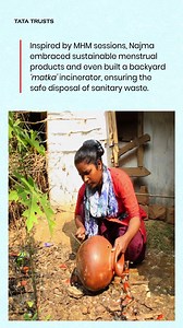 In rural India, menstruation often comes with challenges that extend beyond personal discomfort. By normalising conversations about periods, we can break the silence and encourage healthy practices and attitudinal shifts across generations. Additionally, many women face the stigma of menstruation, which leads to unsustainable disposal practices of sanitary waste such as burning, throwing it in the open and in or near water bodies, or covering it with soil. These practices not only affect health 