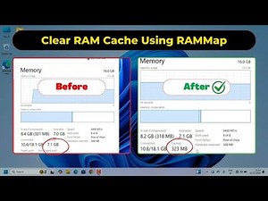Clear RAM Cache Using RAMMap | Speed Up Your PC Instantly!