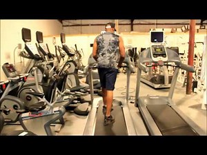 Precor 956 Treadmills with TV