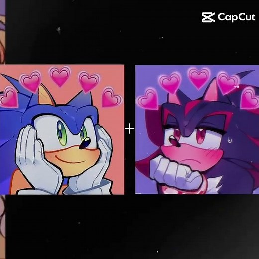 I'm going to cry there so cute ☺️💙❤️🖤 #sonadow #sonic #shadow