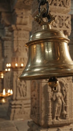 Temple Bell Sound Effect 🔔 | Royalty-Free Devotional SFX #Shorts