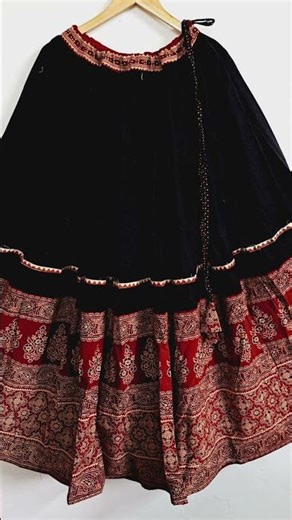 new plain with ajarkh vaji table block print skirt buy Nishu fashion order DM#viralvideo #