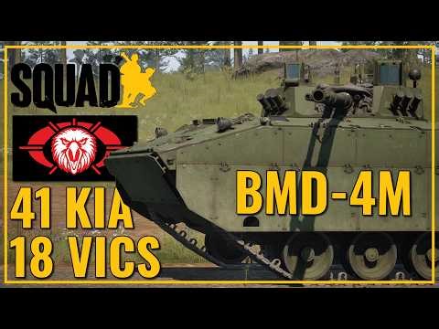 18 Vehicles Destroyed with the BMD-4M | Squad Gameplay