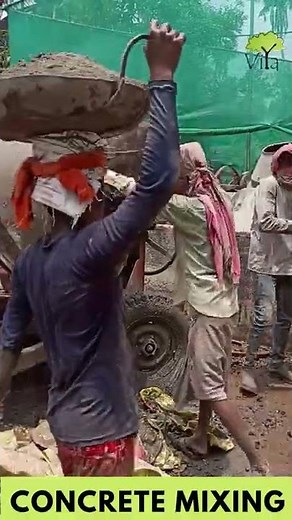 Concrete mixing | M20 grade concrete mix ratio | Slab concreting