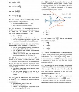[T] An airplane's Mach number M is the ratio of its speed to th... | Filo