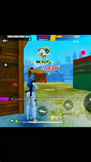 i can clache 1vs 3 L..?? 😍 || Free fireHERO ❤ MBT