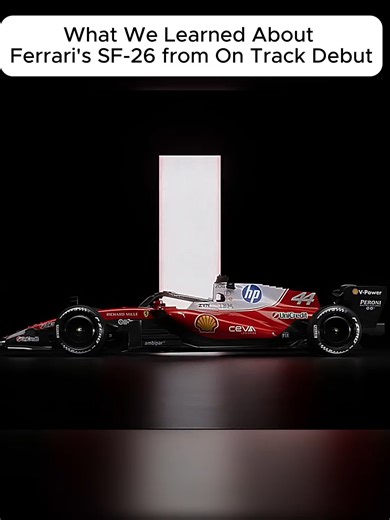What We Learned About Ferrari's SF-26 from On Track Debut#f1 #formula1 #motorsports #sports #fyp