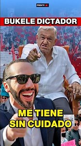 The consumptive old man López Obrador criticizes Bukele to hide Sheinbaum's failure.