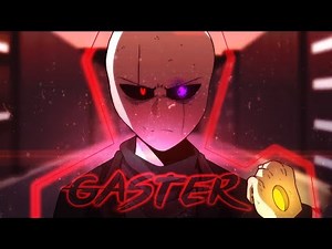 Glitchtale gaster amv blood water