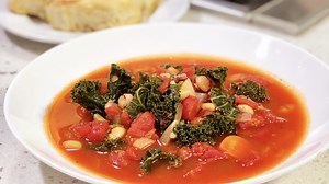 Cooking with Chef Bryan - Kale and Red Quinoa Soup