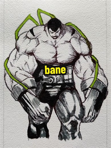 desenhando bane #Batman