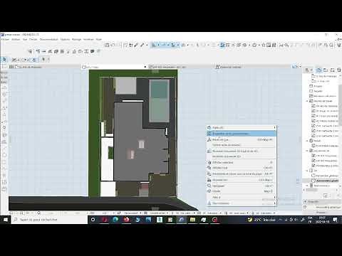 Comment générer un plan de MASSE avec archicad 25 en 2022