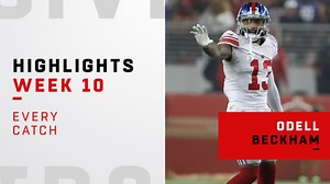 Every catch from OBJ's two-TD game on 'MNF' | Week 10