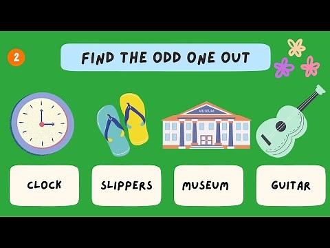 Find The Odd One Out | Naming Words | Part 7 | Practice My Worksheets