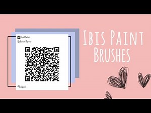 Ibis Paint Brushes With QR Codes ( W/ Samples ) || Part1