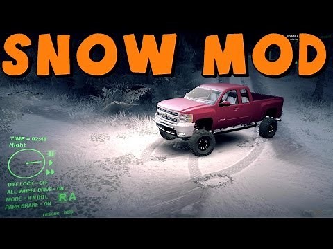 SpinTires | Snow Mod! | Gameplay And Review