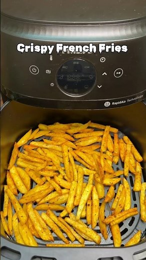 Perfect Crispy French Fries in Air Fryer in 15 Mins🍟 #frenchfries #airfryerrecipes #cookingtips