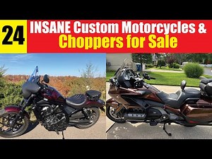 24 INSANE Custom Motorcycles & Choppers for Sale – Harley, Honda, Yamaha & More!