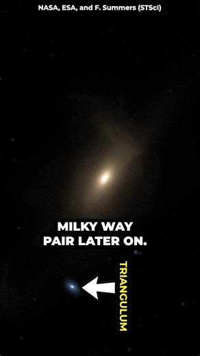 When our galaxy collides with Andromeda. #space #galaxy #galaxies #cosmoknowlede #cosmos #universe #astrophysics #physics #science | Cosmoknowledge