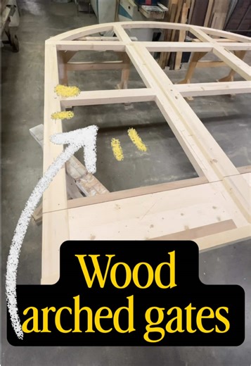 Crafting Beautiful Wood Arched Gates