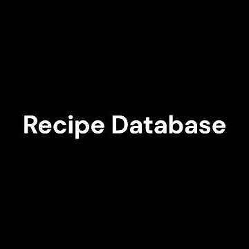 LEARN: Recipe Database - Your Ultimate Recipe Collection