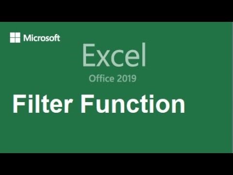 Filter Function in Excel | Excel Filter Function
