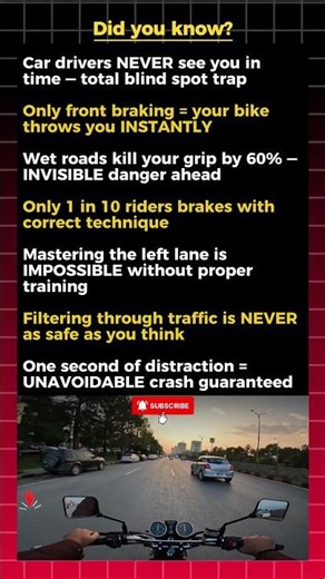 The Motorcycle Rules That Could Save Your Life TONIGHT 🏍️💀🔥