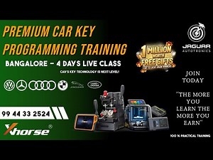 Jaguar Autotronics – 4 Days Premium Key Programming Training |Contact 9944332524 MB/BMW/AUDI/JLR/VAG