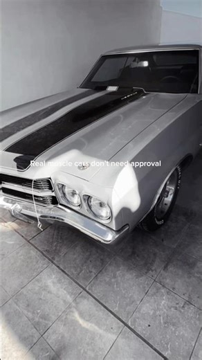 Real muscle cars don’t need approval. #classiccars #musclecar #americancar