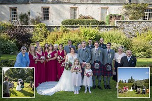 Covid cut our Scots wedding from 150 to 20 guests - but it was still a dream day