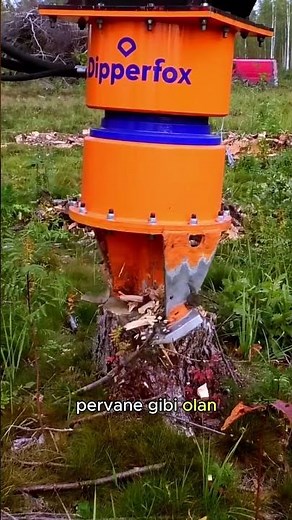 Bu Makine Ağaç Köklerini Saniyede Parçalıyor!