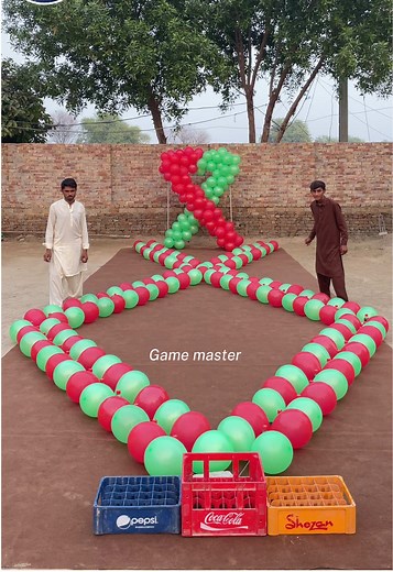 New Wonderful & Amazing Arrangement Balloons Bottles Game Challenge 🥰💚🎈#challenge #trendingvideos #games #amazing #fyp