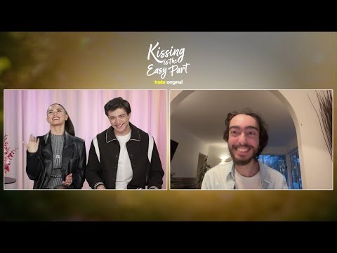 Paris Berelc & Asher Angel talk Kissing, Shoes & Hot Tubs! Kissing Is The Easy Part Cast Interview