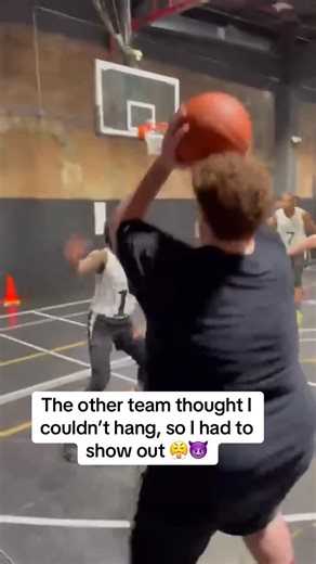 BigMac😈 | They thought I was here for the snacks 🍿🏀 #basketball #bigboy #hooper #judge #viral | Instagram