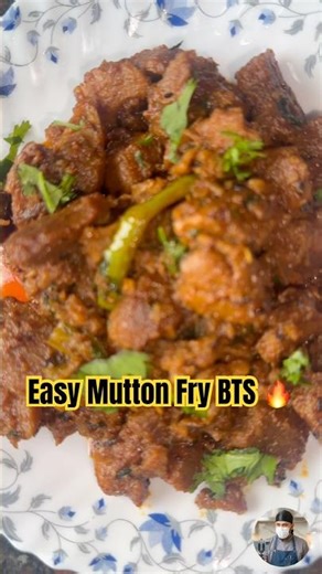Easy Mutton Fry Recipe 🔥 | Spicy & Juicy Mutton Fry in 30 Minutes 🍖 #shorts