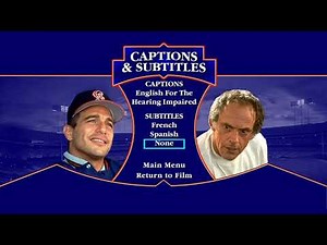 Angels In The Outfield 2002 DVD Menu Walkthrough