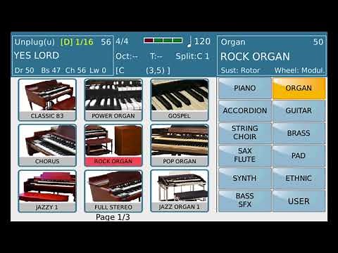 Ketron SD90 Style "Yes Lord" Demo