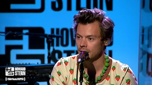 Harry Styles comments on the current political discourse while chatting with Howard. | The Howard Stern Show