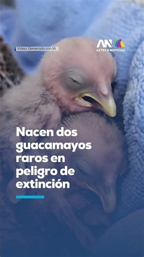 Nacen crías de guacamayo de Lear en zoológico de Bélgica: Una esperanza para la especie