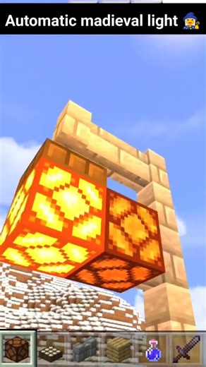 Minecraft Beautiful Build Hack You NEED to Try — Automatic Night Lamp!