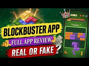 Block Buster Game Real or Fake|Block Buster Puzzle Game Review (Paying or Scam?) Blockbuster App