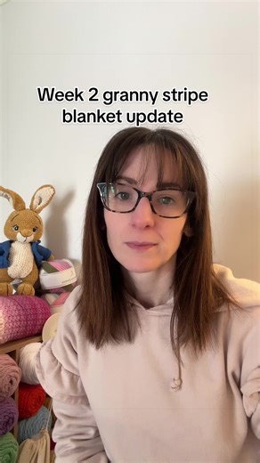 Week 2 Blanket update……. Following my post last week here is my blanket update. It’s growing so quickly. Look out for week 3 next week…..I may have finished it. #crochetersoftiktok #crochettiktok #crochetblanket #fyp
