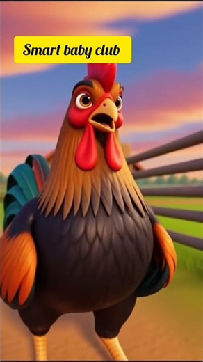 Happy Rooster Running | Cute & Funny Video