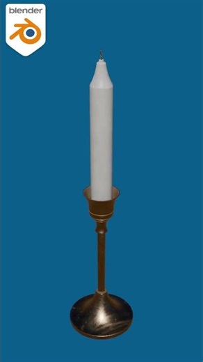 Candle Holder 3 #blender3d #download #3dmodel