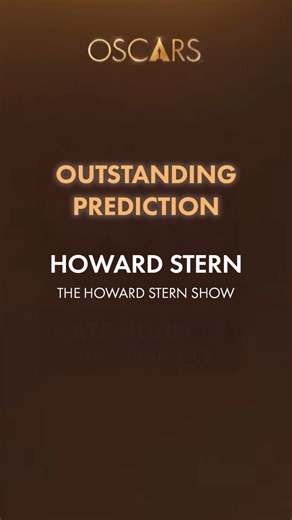 And the award for “Best Prediction” goes to … Howard Stern! | The Howard Stern Show