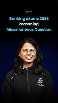 Reasoning Questions Practice for Banking Exams 2026