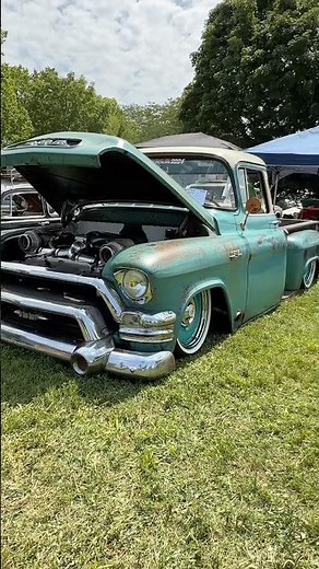 slammed at White Trash & WhiteWalls Fairborn Ohio 2026 #carmeet #carculture #cars #ratrod