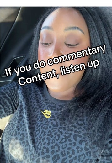 It’s ok to give commentary but just be careful in how you judge others as if life won’t spin the block on you