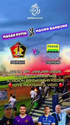 BRI SUPER LEAGUE PEKAN KE 16 PERSIK KEDIRI VS PERSIB BANDUNG #persikkediri #persikmania #kediri #persib #bandung